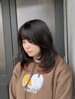 ジョージグランデ(JO-JI grande)&nbsp;レイヤーカット/ワンカール/艶カラー/インナーカラー/暖色系