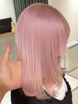 フリーク(FLEEK) レイヤーカット髪質改善ダブルカラーブリーチ