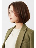 【30代40代50代】毛先ワンカールひし形ボブ