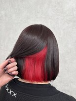 アン ブリーチ 大宮駅東口店(UN BLEACH)&nbsp;インナーカラー/レッド