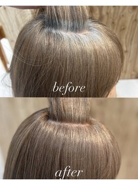 白髪ぼかしビフォーアフター