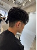 刈り上げ前下がりセンターパート大人髪表参道