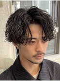 名古屋栄ツイストスパイラルパーマ波巻きスパイラルマッシュ