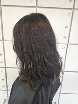 リタ スミヨシ(LiTA. sumiyoshi)&nbsp;コテ巻き風パーマ