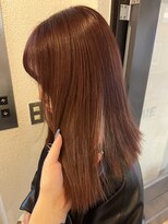 カシェル トウキョウ(Cashel Tokyo) ブリーチなしの秋カラーレッドブラウン