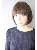 【ohana/表参道】ワイドバングの前下がり大人ボブ