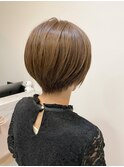 マッシュショート×イメチェン×フェザーバング