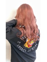 イリ 大阪(ili)&nbsp;ピンクベージュ＿セミロング＿ルーズ巻き