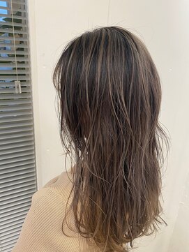 ナイーブヘアデザイン(NAiVE HAIR DESIGN) 【NAiVE hair】透け感グレージュハイライト