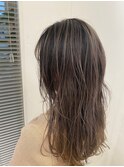 【NAiVE hair】透け感グレージュハイライト