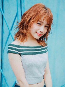 美容室 リズヘアー 稲毛店(Riz hair) ウルフ系ロングスタイル【稲毛】