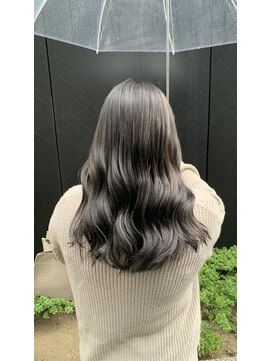 ラフ(LAFF) #黒髪#ボブルフ#ネビージュ#小顔#ワンレン