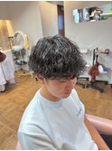 メンズ 波巻きパーマ ダメージレスパーマ
