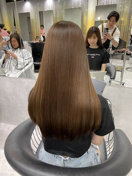 シティ(CITY) とろけるヘーゼルベージュ 髪質改善酸性ストレート