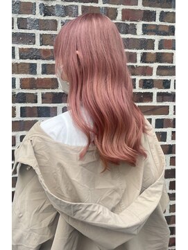 クレア 茅ヶ崎(CREA) コーラルピンク/ダブルカラー/ブリーチ