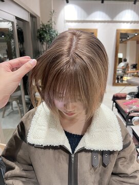 アドア 横浜(ADORE) 【ADORE横浜】ミルクティーベージュ×ショートボブ