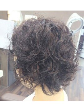 エノモト(ENOMOTO) 50代60代クセを生かしたショートボブ×白髪染め ボブパーマ