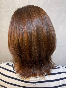 ウィスプ 赤羽店(wisp) くびレイヤー×秋の艶カラー 髪質改善Tr 20代30代40代50代 #2