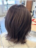 ブリーチなしダブルカラーでできる透明感グレージュ【miyabi】