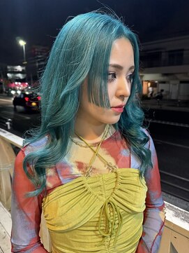 スーパーシーン(SUPER SCENE) 宜野湾#ブリーチカラー#レイヤーカット#インナーカラー#レイヤー