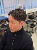 短髪ツイストパーマ