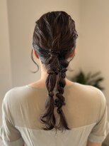 ヘアサロン エスプリ(hair salon esprit)&nbsp;編み下ろしツインアレンジ
