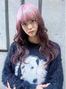エンリエド(ENLIED)の写真/【名駅★シールエクステ】地毛のような自然な付け心地&持ちの良さ◎エクステとカラーの組み合わせもOK♪