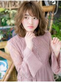 外国人風ハイライト大人可愛いふわミディh4戸田公園20代30代40代