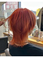 ミエルヘアーエスト 新宿店(mielhair est)&nbsp;ビビットオレンジ☆ハイトーン　【新宿】