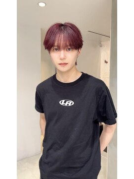 ザシェノンアオヤマ(THE CHAINON AOYAMA) シースルーマッシュ×ボルドーレッド