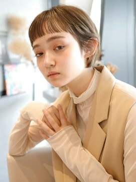 エムスラッシュ 横浜元町店(M.SLASH) ■セシルカット/眉上バング/暖色系カラー/クールショート元町3-2