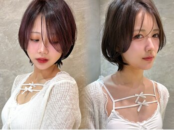 アンフィニー 仙台(ANFINI)の写真/白髪を美しく魅力に変える、白髪ぼかしハイライト。上質なケアと洗練された技術を。[韓国ヘア/仙台]