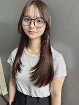 フィーカ(fiica) 髪質改善 グレージュ艶カラー