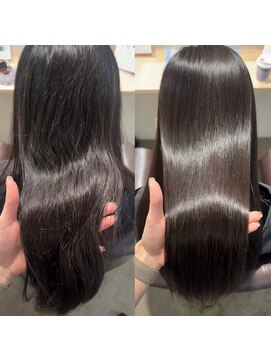 トムヘアーデザイン 楠葉店(TOM HAIR DESIGN) 艶髪/艶髪ストレート/髪質改善ストレート/縮毛矯正