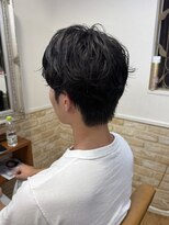 カミケン 黒岩店　kamiken・&nbsp;メンズゆるふわニュアンスパーマ【カミケン黒岩店/福島】