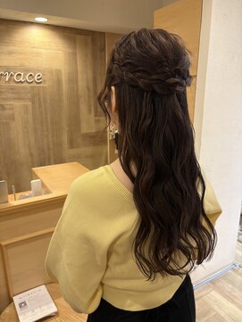 【Terrace】ハーフアップ