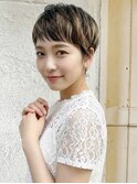 垢抜け度抜群！ハイライトベリーショート