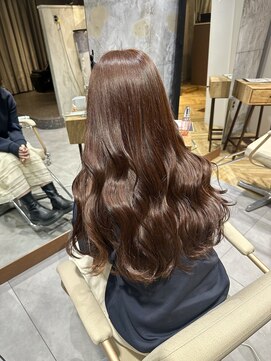 エス 大阪梅田店(es) オレンジブラウン