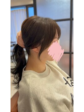 マーリャヘアー(mallia hair) 大人可愛い艶髪秋色カラーくすみベージュくびれロングレイヤー