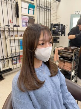 ヘアーアンドメイク シークタチカワ 立川店(Hair&Make Seek) 【古澤】ワンカラー オリーブベージュ