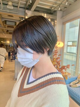 オーガニック リブ 川越(organic+live) 冬向け◎丸みショート似合わせカットで清潔感UP!