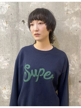 ソース(source) ///source///マッシュウルフショート