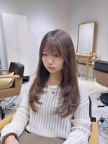 カーサ 西大寺南ロータリー店(casa) 顔まわりレイヤー/アッシュブラウン/顔まわりカット