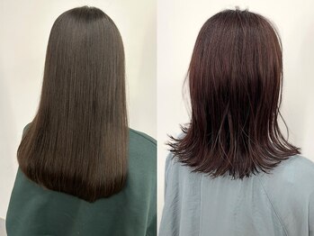 カノエ 福岡香椎店(canoe)の写真/大人女性に人気の "白髪ぼかしハイライト"が得意な美容院♪白髪染めしながらオシャレも楽しみたい貴方に◎