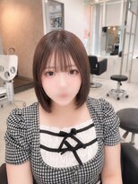 マーシュ 梅田(marshu)&nbsp;ばっさりミニボブ♪Caramel brown♪