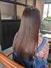 【うるツヤ】カット+艶カラー+質感ケアトリートメント(胸下~)