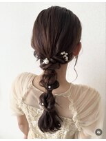 アルファレイズゼロ(alphareiz zero) 編みおろしアレンジ/結婚式ヘアセット