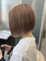 ジ エクト リアン 箕面店(The Ect Lien) 似合わせカット◆切りっぱなしボブ×透明感カラー