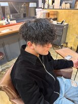 スリー(THREE)&nbsp;骨格補正×朝ラク！無造作メンズウェーブパーマ