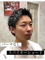 ステレオ ヘアデザイン 安城店(STEREO HAIR DESIGN)&nbsp;パーマなし×スパイキーショート